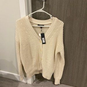 Banana Republic Cream Cardigan Sweater
